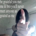Be grateful meme