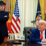 Trump and Musk in Oval Office
