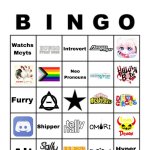 Actual Weird kid bingo meme