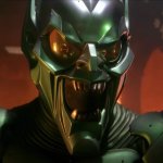 Green Goblin Fire background