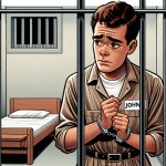 John, BOUND, put in prison