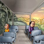 Two Guys on a Bus inverse