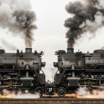trains running into each other