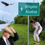 Trump opens Alligator Alcatraz, AOC cries meme