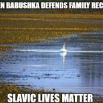 Slavic Lives Matter | WHEN BABUSHKA DEFENDS FAMILY RECIPES; SLAVIC LIVES MATTER | image tagged in slavic lives matter,slm | made w/ Imgflip meme maker