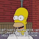 Homer Simpson Bingo Quote