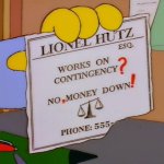 Lionel Hutz Business Card