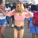 Bouncy Blonde Dolly Denver Shoemaker on the Boardwalk