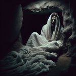 Lazareth wound in graveclothing coming forth from the tomb