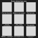 every show has one