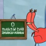 Mr crabs sign