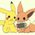 pikachu and eevee meme