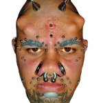 Tattoo face guy