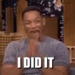 Will Smith clapping GIF Template