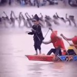indonesian boat kid GIF Template