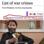 War Crimes