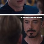 Siblings be like | ME; MY BROTHER AFTER JUST BEING BORN | image tagged in memes,marvel civil war 1 | made w/ Imgflip meme maker