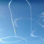 US Navy Sky writing