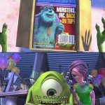mike wazowski made the cover