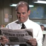 Newspaper headline