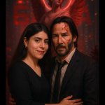 Yo Viviana Díaz y John Wick juntos viviwick