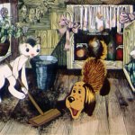 How the Dog and the Kitten Washed the Floor