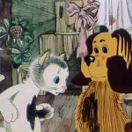 How the Dog and the Kitten Washed the Floor