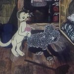 How the Dog and the Kitten Washed the Floor
