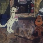 How the Dog and the Kitten Washed the Floor