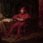 Sad jester Stanczyk