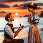 British man and Caribbean woman marriage proposal