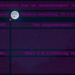 NoomTheCreator Announcement temp meme