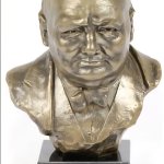 Churchill cursed statue
