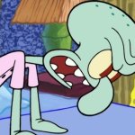 Angry squidward