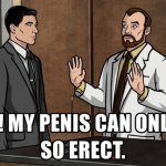 Stop! My penis can only get so erect