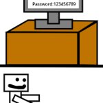 Just An Time In Website Login MeMe template