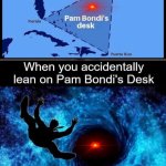 Pam Bondi's desk
