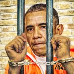 Obama behind bars