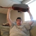 317 playing the guitar