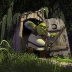 Shrek door GIF Template