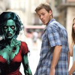 Distracted boyfriend with Zombie