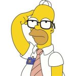 Homer thinking