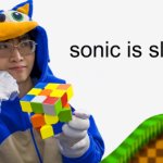 souptimmy sonic is slow meme