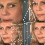 Lady Confused by Math