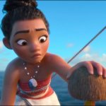 Moana wearing a Bun