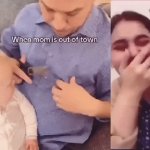 When Mom Is Out Of Town | image tagged in gifs,when mom is out of town | made w/ Imgflip video-to-gif maker