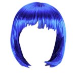 blue hair