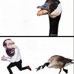 Running away Jew