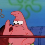 Patrick hand up