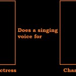 what if this actor does a singing voice for this character